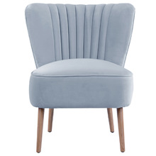 Linden Velvet Slipper Chair